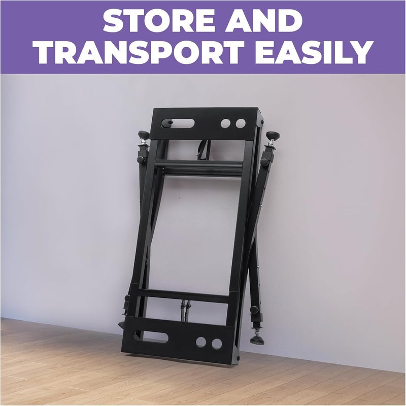 Liquid Stands Collapsible Piano Keyboard Stand - Adjustable and Portable Heavy Duty Music Stand for Kids & Adults - Fits 54-88 Key Electric Digital Pianos - Sturdy Musical Keyboard Table - Image 3